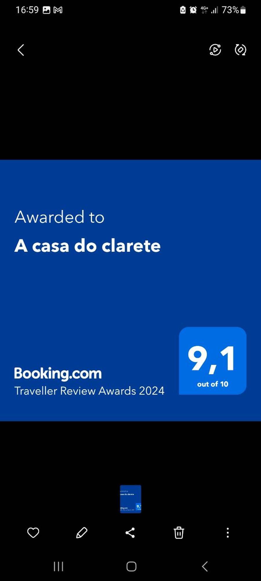 Вилла A Casa Do Clarete Кастро-Кальделас Экстерьер фото
